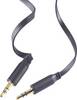 SpeaKa Professional SP-7870108 jack audio kabel [1x jack zástrčka 3,5 mm - 1x jack zástrčka 3,5 mm] 0.50 m černá pozlacené kontakty, flexibilní provedení