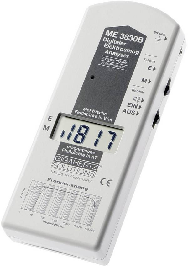 Gigahertz Solutions ME 3830B měřič nízkofrekvenčního (NF) elektrosmogu