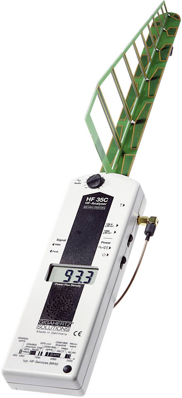 Gigahertz Solutions HF35C měřič vysokofrekvenčního (VF) elektrosmogu
