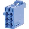 Zásuvkové púzdro na kábel TE Connectivity J-P-T 1-967621-4, 26.5 mm, pólů 9, rozteč 5 mm, 1 ks