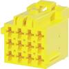 Zásuvkové púzdro na kábel TE Connectivity J-P-T 1-967622-6, 26.5 mm, pólů 12, rozteč 5 mm, 1 ks