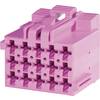 Zásuvkové púzdro na kábel TE Connectivity J-P-T 1-967625-1, 36.2 mm, pólů 21, rozteč 5 mm, 1 ks