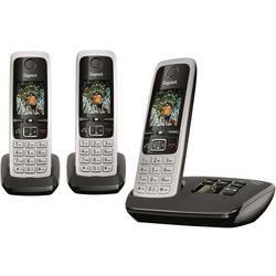 Bezdrátový analogový telefon Gigaset C430A Trio, stříbrná, černá