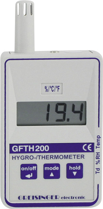 Digitálny vlhkomer a teplomer Greisinger GFTH 200