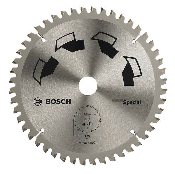 Bosch Accessories Special 2609256888 tvrdokovový pilový kotouč   170 x 20 mm Počet zubů (na palec): 48 1 ks