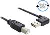 Delock USB kabel USB 2.0 USB-A zástrčka, USB-B zástrčka 2.00 m černá pozlacené kontakty, UL certifikace 83375