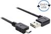 Delock USB kabel USB 2.0 USB-A zástrčka, USB Mini-B zástrčka 2.00 m černá pozlacené kontakty, UL certifikace 83379