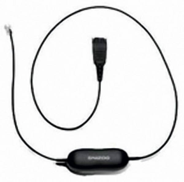 Jabra 88001-99 kabel k telefonnímu headsetu 0.80 m černá