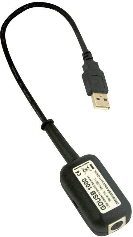 USB audio adaptér s USB konektorem a 3,5mm audio zdířkou, vhodný pro připojení audio zařízení k počítači.