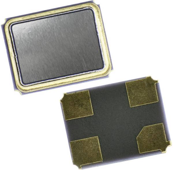 EuroQuartz Křemenný oscilátor; 16.000MHz MT/30/30/-40+85/12pF SMD-4 16.000 MHz 12 pF 3.2 mm 2.5 mm 0.7 mm 1 ks Tape cut