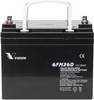 Vision Akkus FM-Serie 6FM36DXS solární akumulátor 12 V 36 Ah olověný se skelným rounem (š x v x h) 19.5 x 15.5 x 13 cm šroubované M6