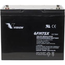 Solárny akumulátor Vision Akkus FM-Serie 6FM75TX, 12 V, 75 Ah