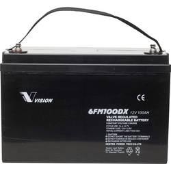 Solárny akumulátor Vision Akkus FM-Serie 6FM100DX, 12 V, 100 Ah