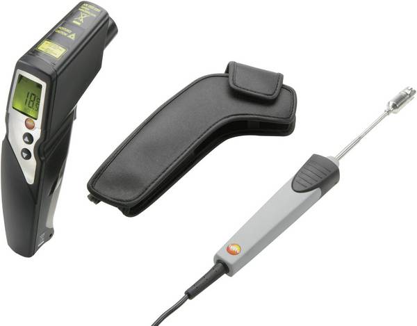 testo 830 T4 Set infračervený teploměr, optika 30:1, -30 - +400 °C, Kalibrováno dle (DAkkS)