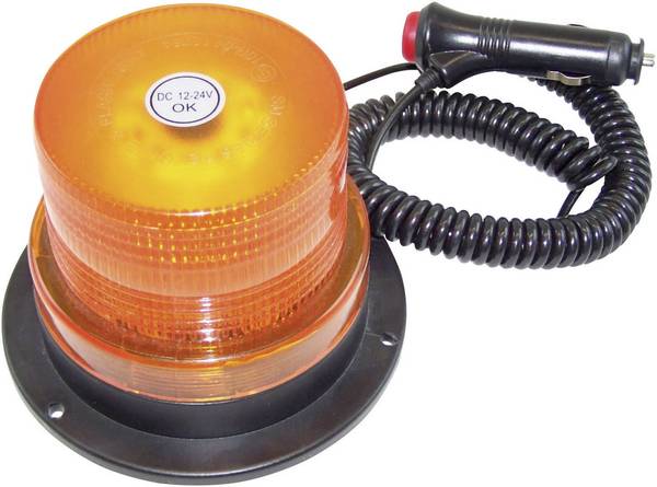 Berger & Schröter maják  20200 12 V, 24 V přes palubní síť  upevnění magnetu, k přišroubování oranžová