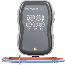 Skúšačka sledu fáz CAT III, 400 V, Voltcraft VC-32