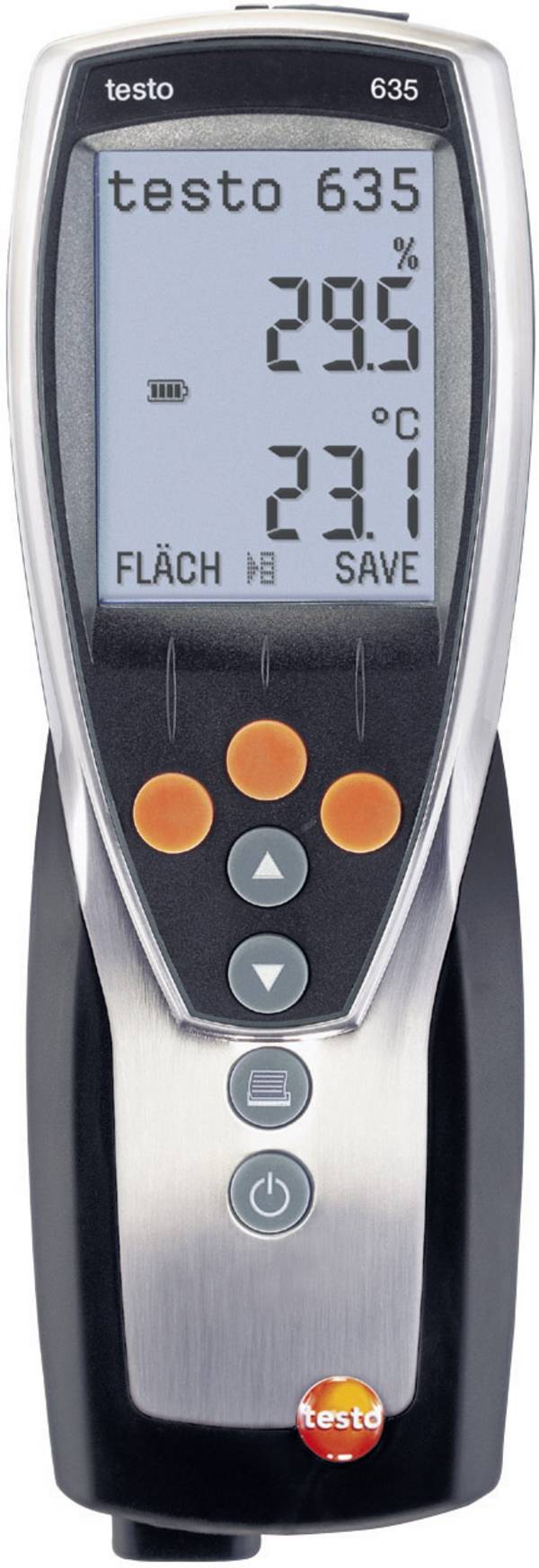 testo 635-1 vlhkoměr vzduchu (hygrometr), Kalibrováno dle (ISO), 0 % rF-100 % rF