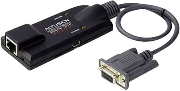 ATEN KVM adaptér [1x D-SUB zásuvka 9pólová - 1x RJ45 zásuvka] 0.09 m černá