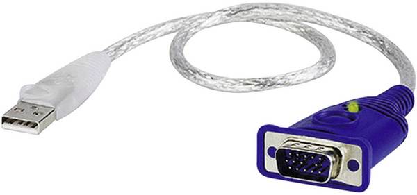 ATEN 2A-130G VGA EDID emulátor [1x VGA zástrčka - 1x D-SUB zástrčka 15pólová] transparentní  0.35 m