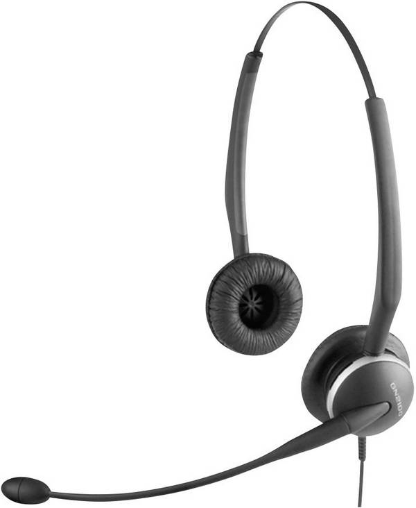 Jabra GN2100  Headset otevřená (On Ear) kabelová stereo černá Potlačení hluku headset telefon