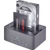 Dokovacia stanica pre pevný disk Renkforce rf-docking-08 RF-3039975, SATA, USB 3.0