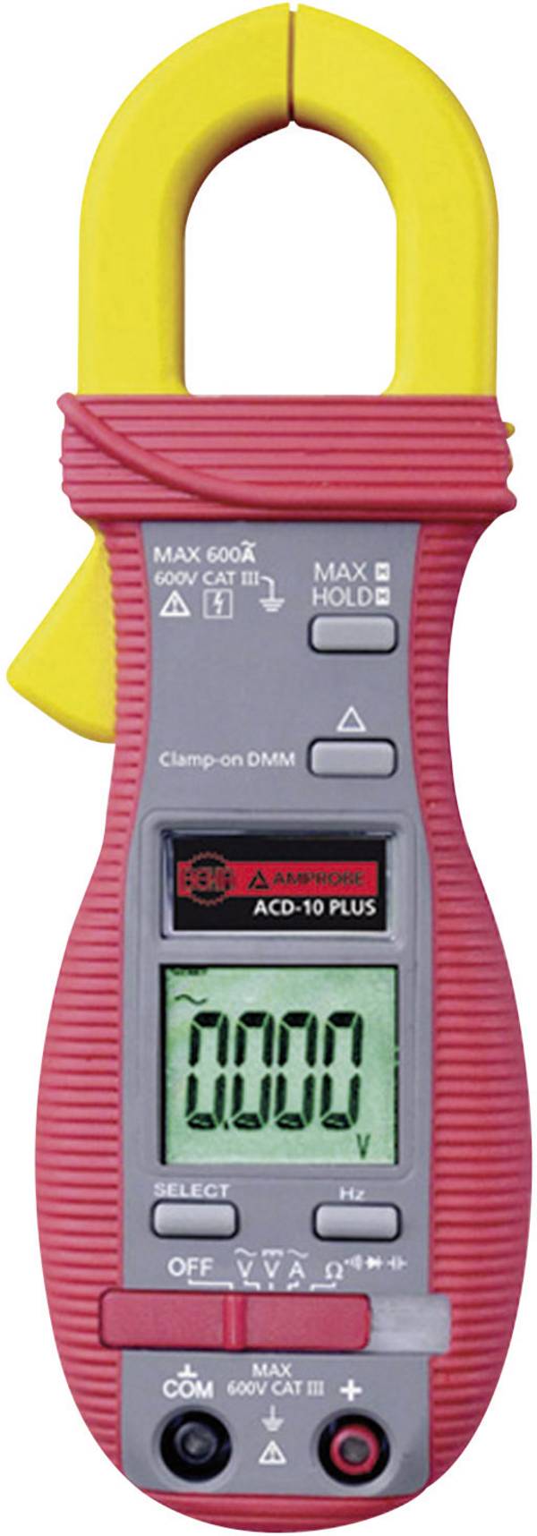 Beha Amprobe ACD-10 PLUS digitální proudové kleště, multimetr, Kalibrováno dle (ISO), ISO kalibrován, CAT III 600 V, Displej (counts): 4000