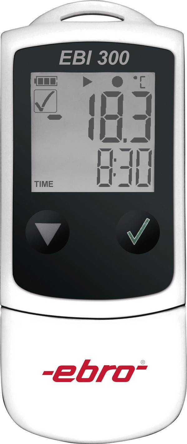 ebro EBI 300 teplotní datalogger Kalibrováno dle (ISO), veličiny: teplota -30 do 70 °C