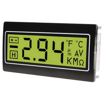 Digitální displej zobrazuje '2.94' se symboly pro teplotu ve stupních Celsia a dalšími jednotkami.