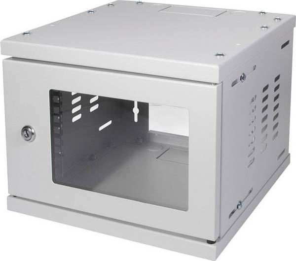 LogiLink W06Z33G 10" nástěnná rozváděcí skříň  (š x h) 312 mm x 300 mm 4 U šedá