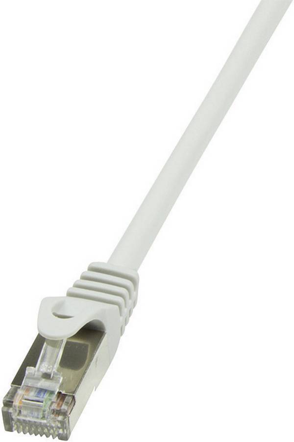LogiLink CP1112D RJ45 síťové kabely, propojovací kabely CAT 5e SF/UTP 20.00 m šedá 1 ks