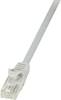 LogiLink CP1012U RJ45 síťové kabely, propojovací kabely CAT 5e U/UTP 0.25 m šedá 1 ks
