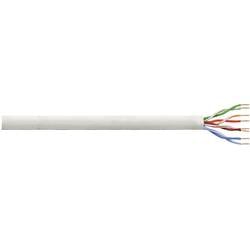 Sieťový kábel ethernetový CAT 6 LogiLink U/UTP, 4 x 2 x 0.205 mm², sivá, 100 m