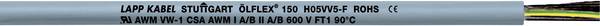 LAPP ÖLFLEX® 150 15104/150 řídicí kabel 4 G 0.75 mm², 150 m, šedá