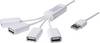Digitus DA-70216 USB Hub 4 porty USB-A USB 2.0 480 MBit/s bílá DA-70216