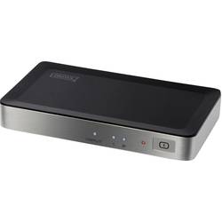 HDMI rozbočovač Digitus DS-41300, N/A, možnost 3D přehrávání, 2 porty, černá, stříbrná