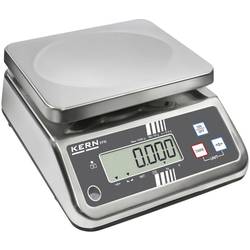 Stolní váha Kern Max. váživost 15 kg Rozlišení 2 g 230 V, napájeno akumulátorem stříbrná
