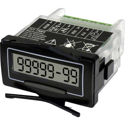 Digitální počítadlo s černým rámečkem zobrazuje 99999-99.