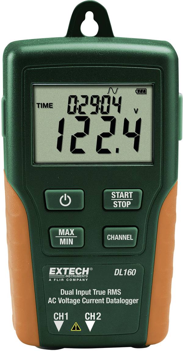 multifunkční datalogger Extech DL160 Měrné veličiny proud, napětí 10 do 600 V/AC 10 do 200 A