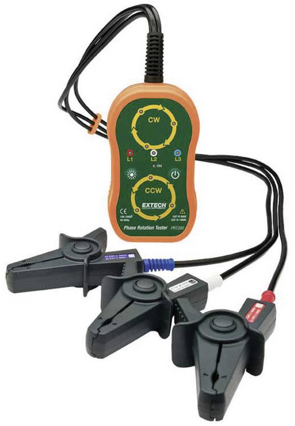 Extech PRT200 měřič sledu fází, CAT IV 600 V, LED, akustika