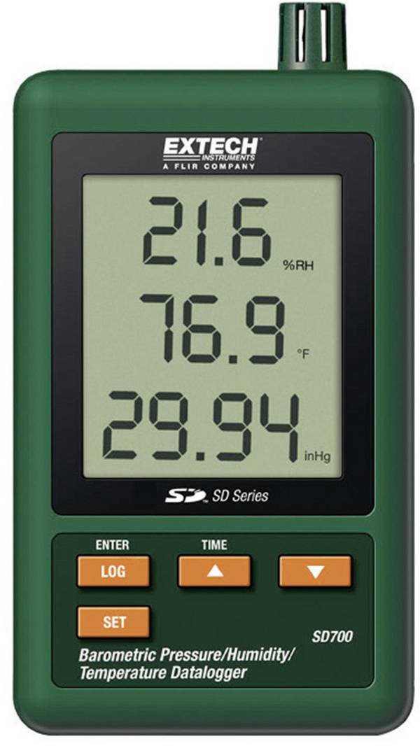 Extech SD700 multifunkční datalogger teplota, tlak vzduchu, vlhkost vzduchu 0 do +50 °C 10 do 90 % rF 10 - 1100 hPa