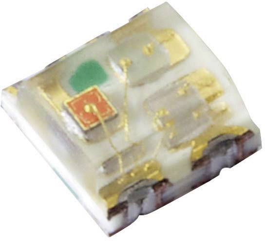 Kingbright KPTF-1616RGBC-13 vícebarevná SMD LED zvláštní tvar červená, zelená, modrá 360 mcd, 750 mcd, 140 mcd 120 ° 20 mA 2.2 V, 3.2 V, 3.3 V