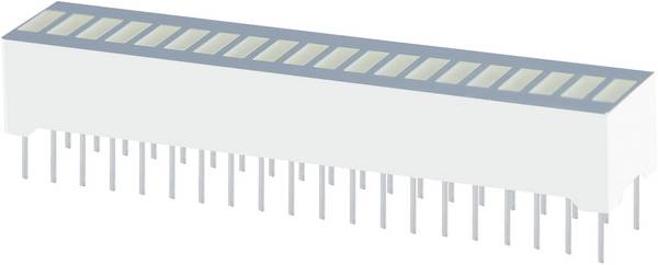 Kingbright DC-20/20SYKWA LED bargraf žlutá (š x v x h) 50.7 x 10.16 x 8 mm