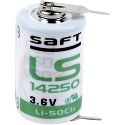 Špeciálny typ batérie 1/2 AA spájkovacie kolíky v tvare U lítiová, Saft LS 14250 2PF, 1200 mAh, 3.6 V, 1 ks