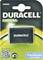 Baterie do fotoaparátu Duracell v plastovém obalu, náhrada za 'Panasonic DMW-BMB9E'. Zelené pozadí, QR kód vlevo dole.
