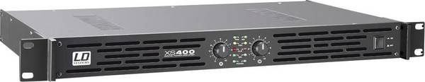 LD Systems LDXS400 PA zesilovač Výkon RMS na kanál při odporu 4 ohmy: 200 W