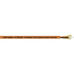 Optický kabel POF LappKabel HITRONIC® POF DUPLEX 28020002, Duplex, oranžová, metrové zboží