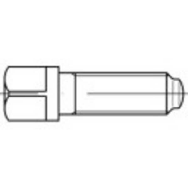 TOOLCRAFT  107975 čtyřhranné šrouby M10 50 mm čtyřhran DIN 480   ocel  50 ks