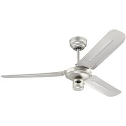 Stropní ventilátor Westinghouse Industrial Nickel, Ø 122 cm, satén+nikl