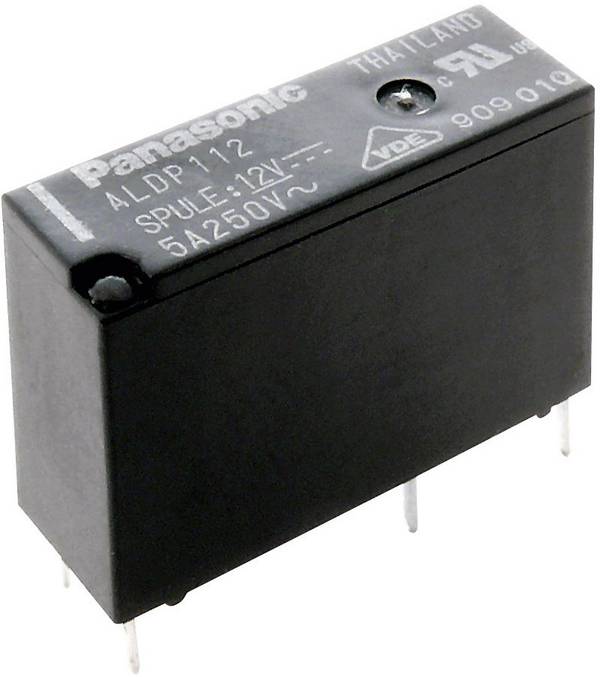 Panasonic ALDP105, ALDP105 relé do DPS, monostabilní, 1 cívka, 277 V/AC, 5 A, 1 ks