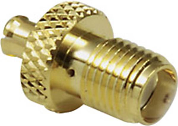 TRU COMPONENTS 1579350 MCX adaptér MCX zástrčka - SMA zásuvka 1 ks